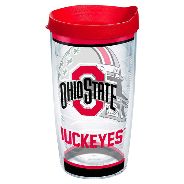 slide 1 of 1, Tervis Ohio State Tradition Tumbler with Travel Lid, 16 oz