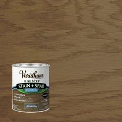 Rust-Oleum Varathane Sandstone Semi-Gloss Water-Based One Step Stain + Spar - Quart