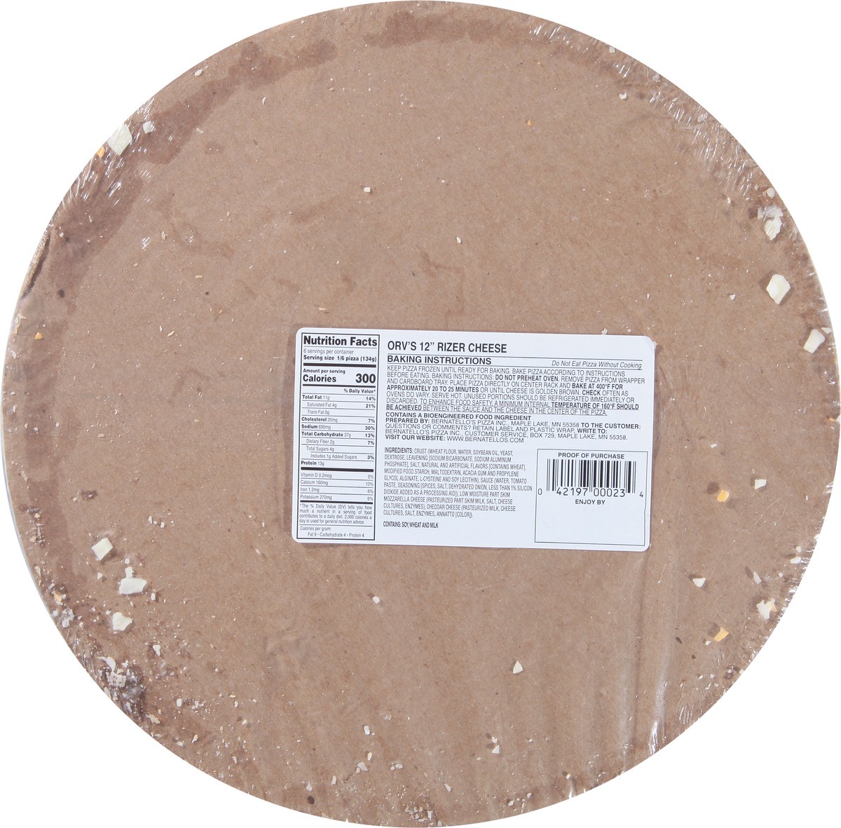 slide 7 of 9, Orv's Ultimate Rizer Extra Cheese Pizza 22.77 oz, 25.45 oz