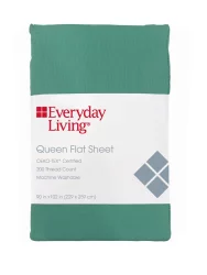 Everyday Living Flat Sheet - Green