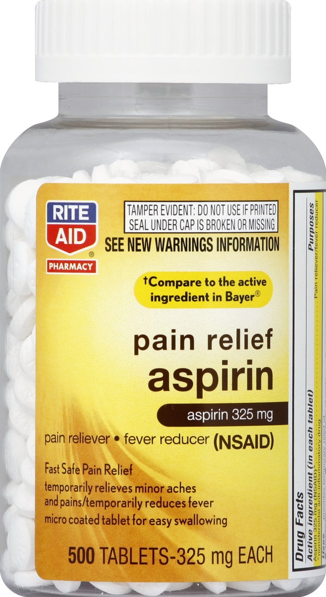 slide 2 of 3, Rite Aid Ra Asp Tab, 500 ct