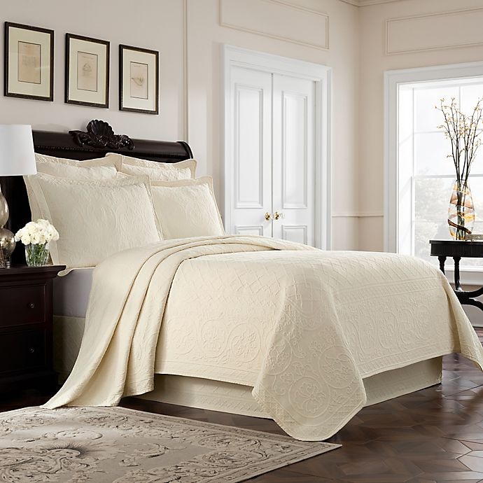 slide 1 of 1, Southern Enterprises Williamsburg Richmond King Coverlet - Ivory, 1 ct