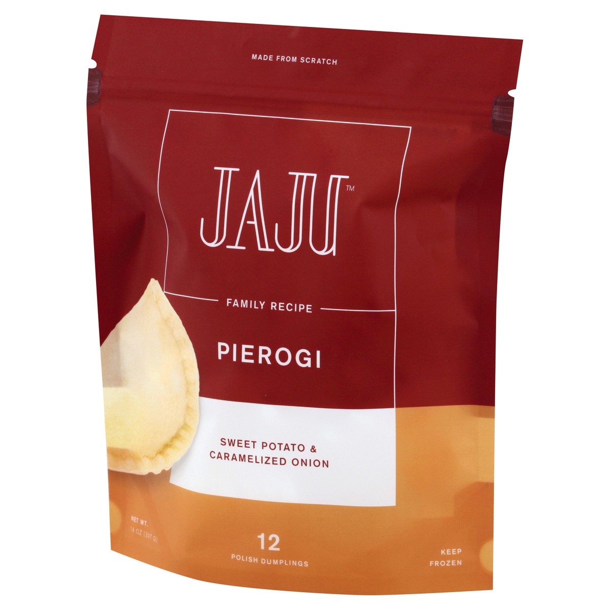 slide 7 of 10, JaJu Pierogi Sweet Potato & Caramelized Onion Polish Dumplings 12 ea, 12 ct