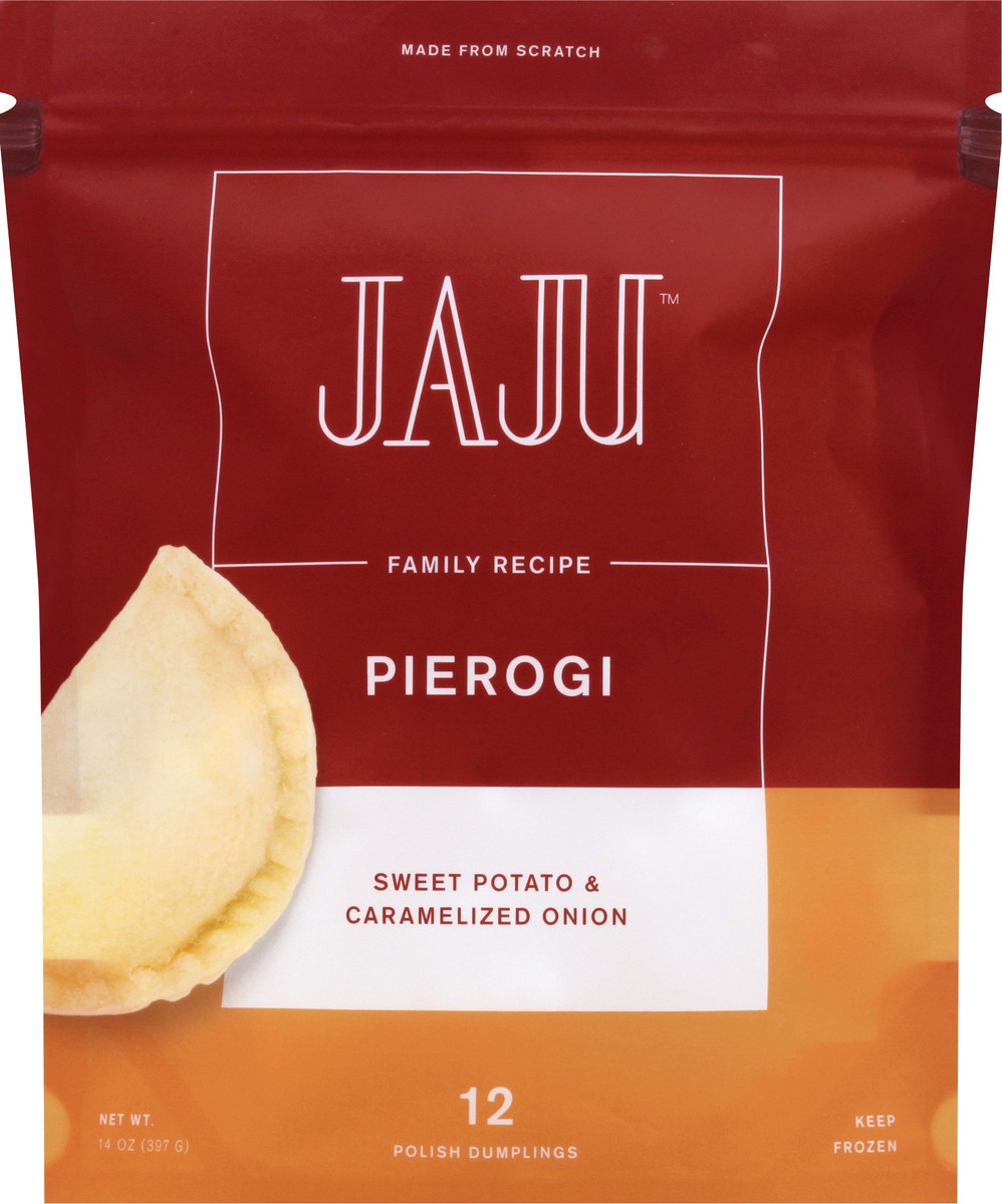 slide 6 of 10, JaJu Pierogi Sweet Potato & Caramelized Onion Polish Dumplings 12 ea, 12 ct