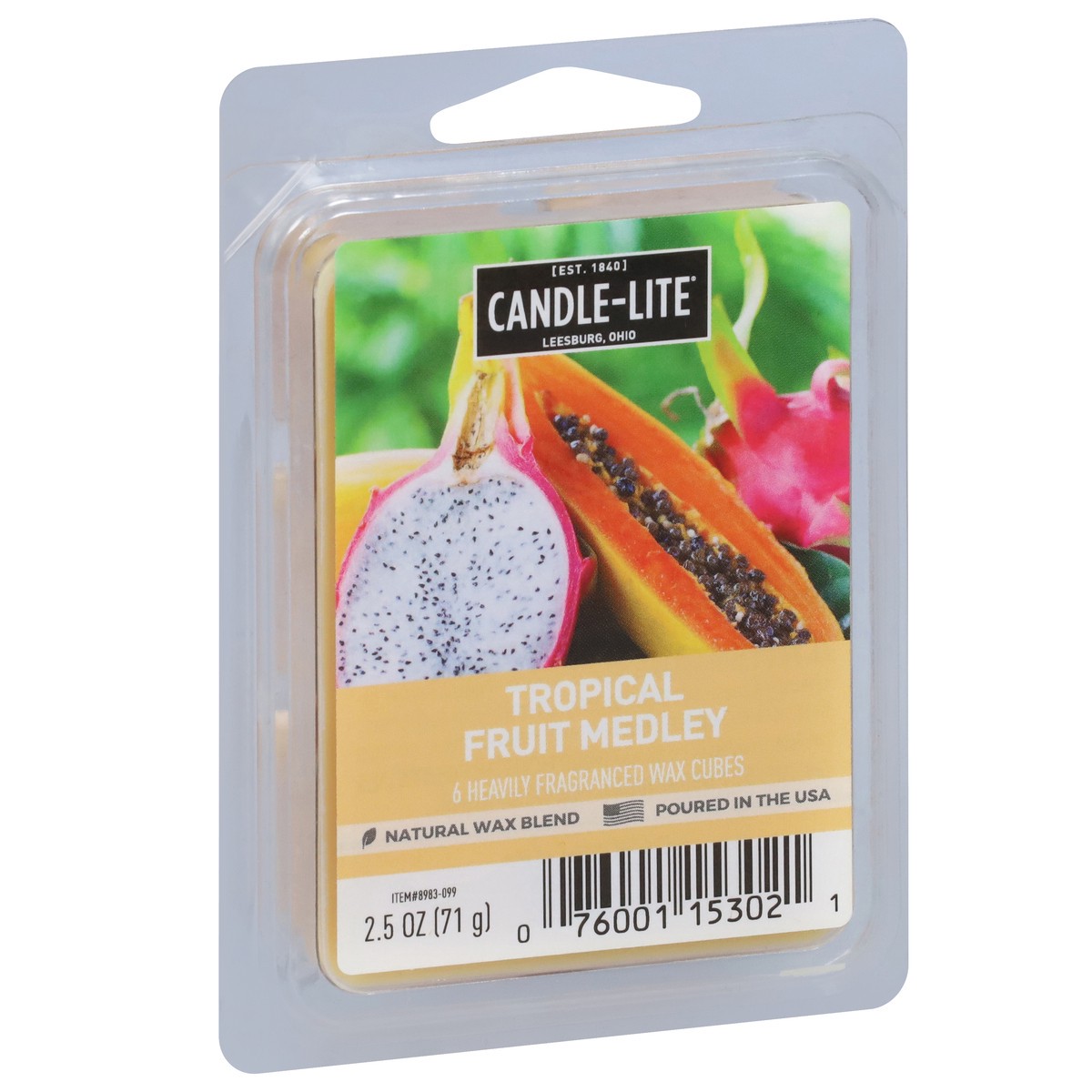 slide 11 of 12, Candle-Lite Tropical Fruit Medley Wax Cubes 6 ea, 6 ct