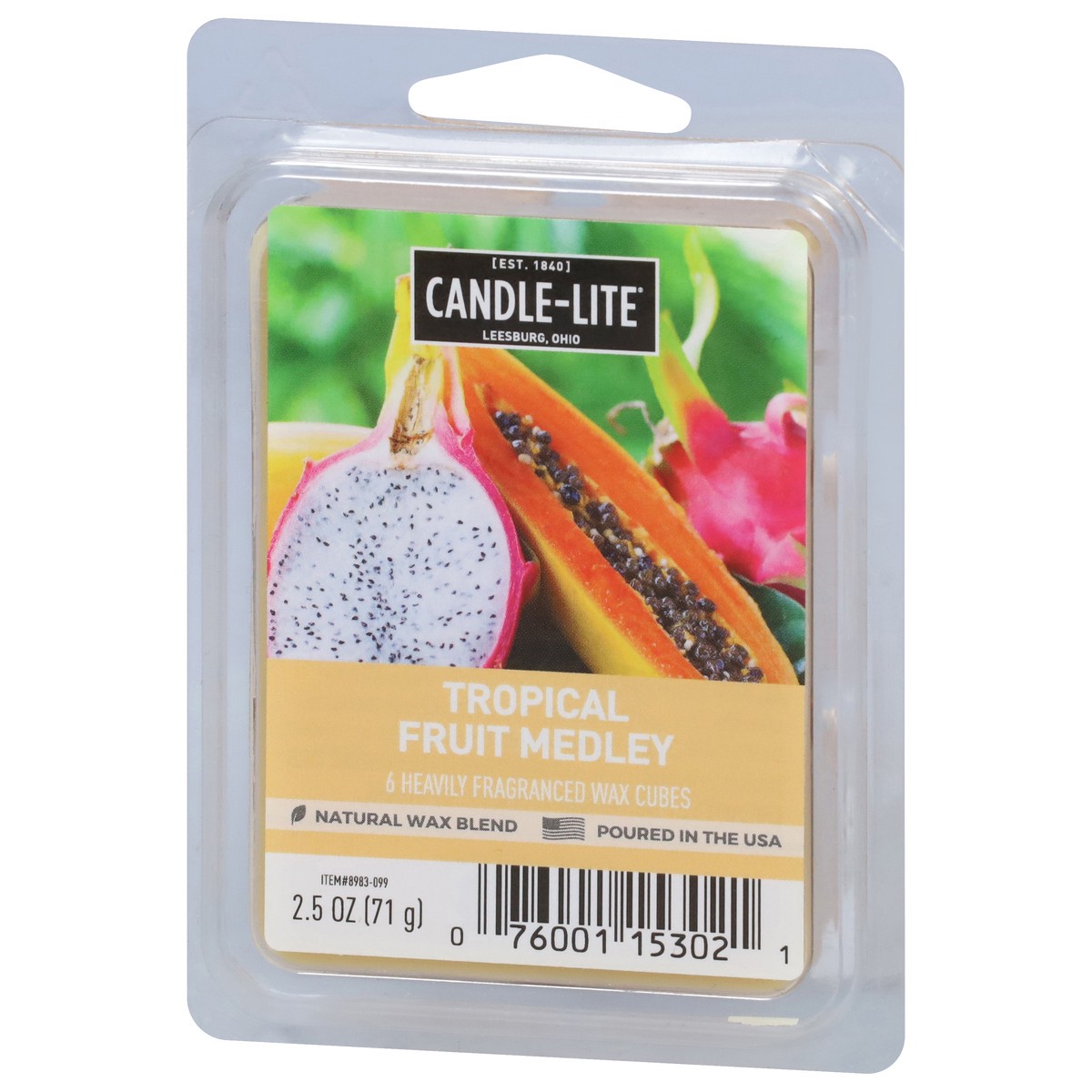 slide 6 of 12, Candle-Lite Tropical Fruit Medley Wax Cubes 6 ea, 6 ct