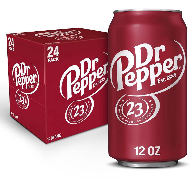 slide 1 of 5, Dr Pepper Soda 24 ea, 24 ct; 12 oz