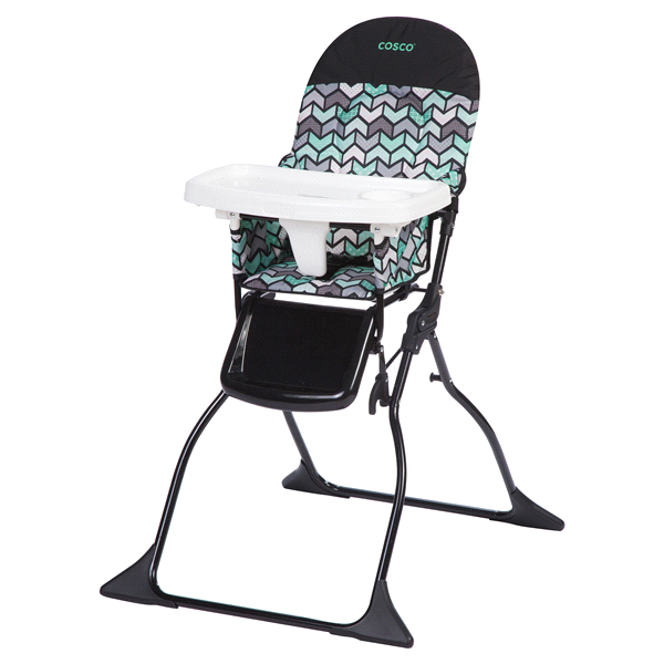 slide 1 of 3, Cosco Simple Fold High Chair- Spritz, 1 ct