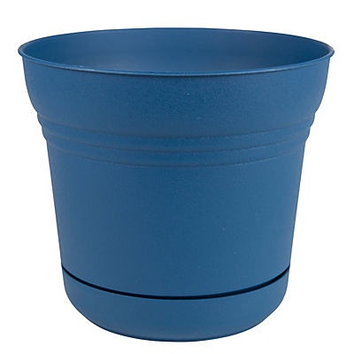 slide 1 of 1, Bloem Saturn Classic Blue Planter, 14 in