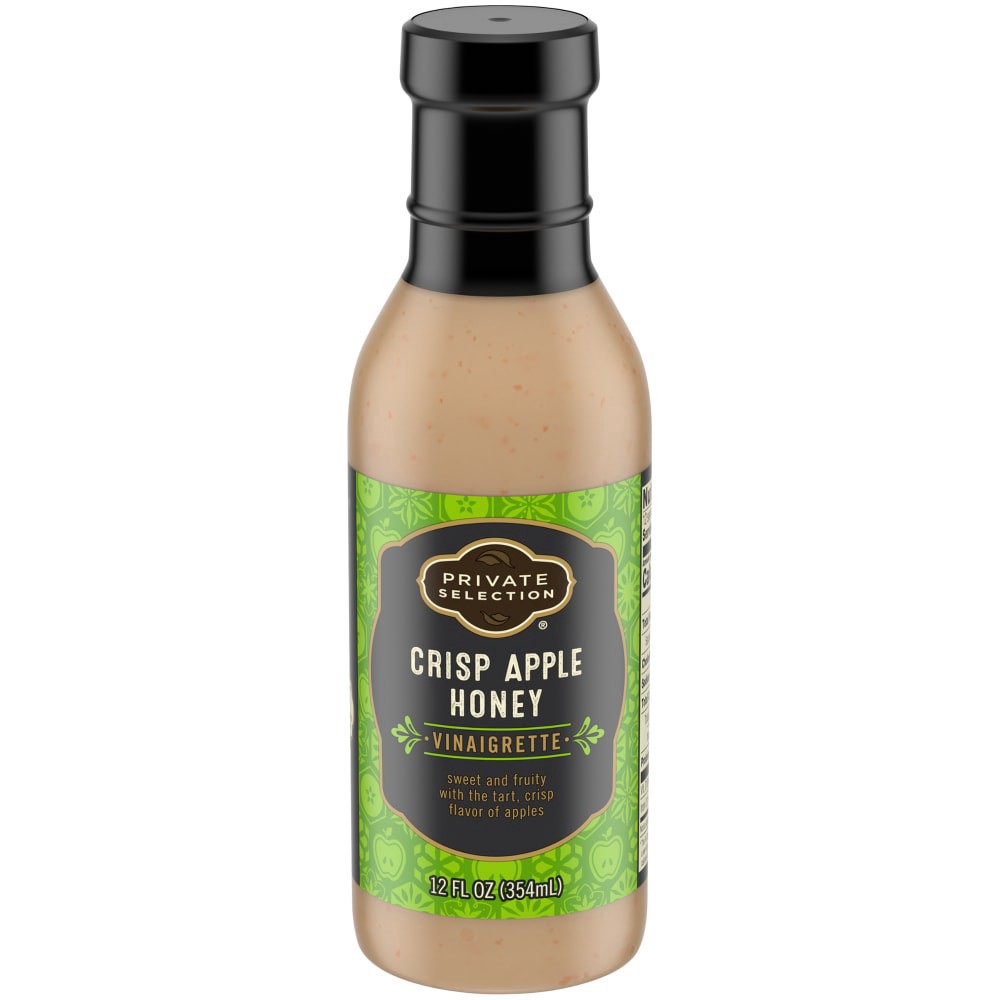 slide 1 of 4, Private Selection Crisp Apple Honey Vinaigrette, 12 fl oz