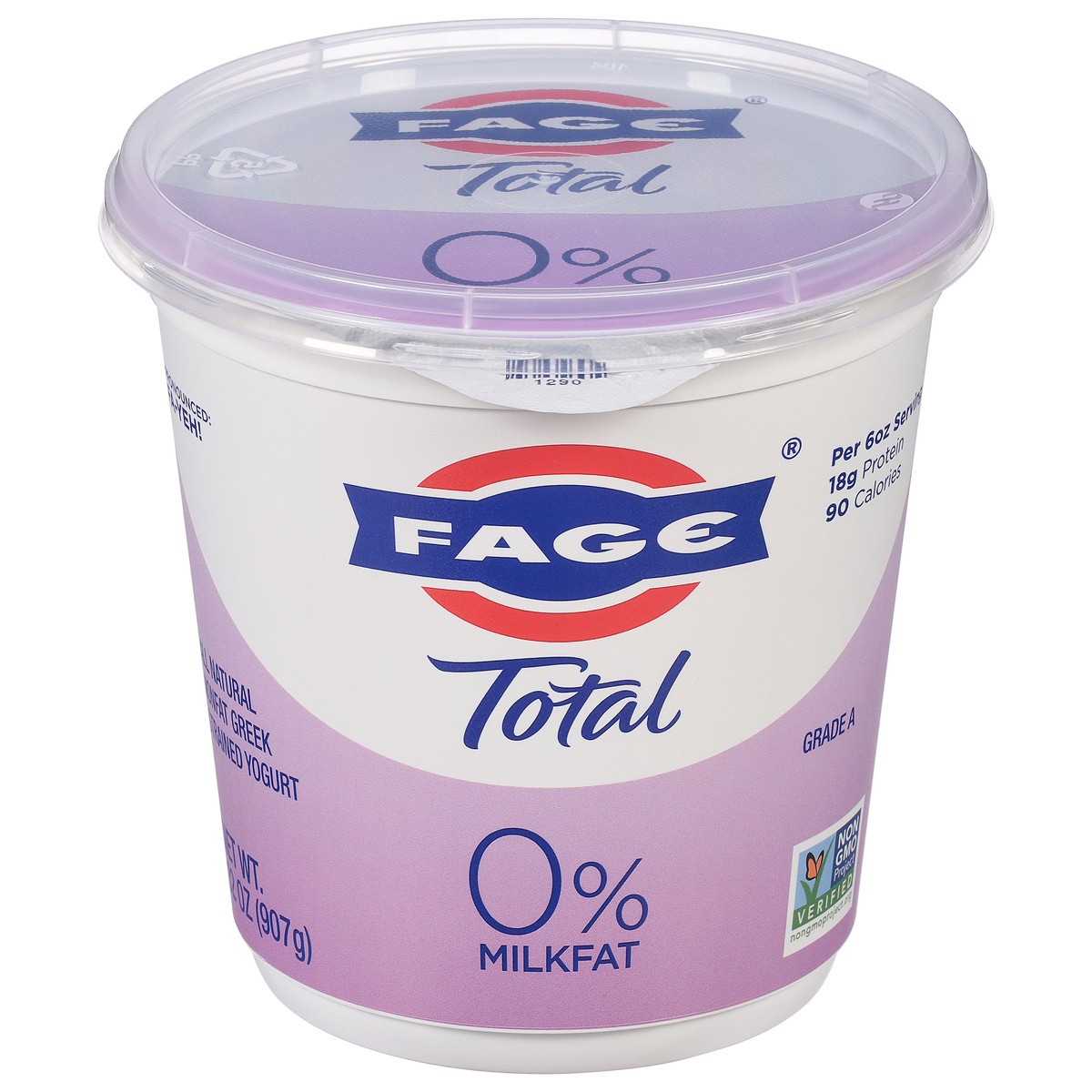 slide 1 of 11, Fage Total Greek Total 0% Greek Yogurt, 32 fl oz