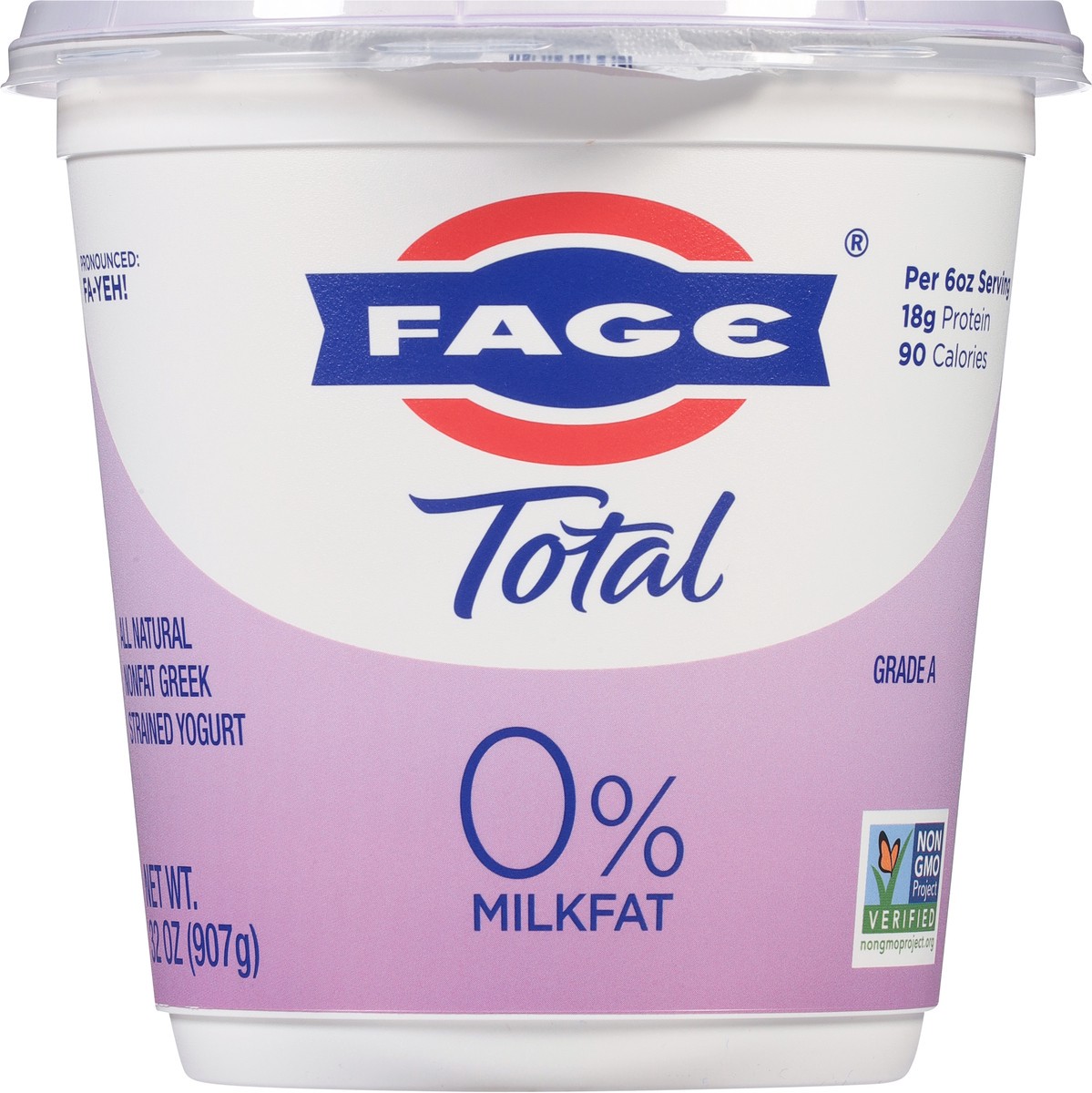 slide 5 of 11, Fage Total Greek Total 0% Greek Yogurt, 32 fl oz