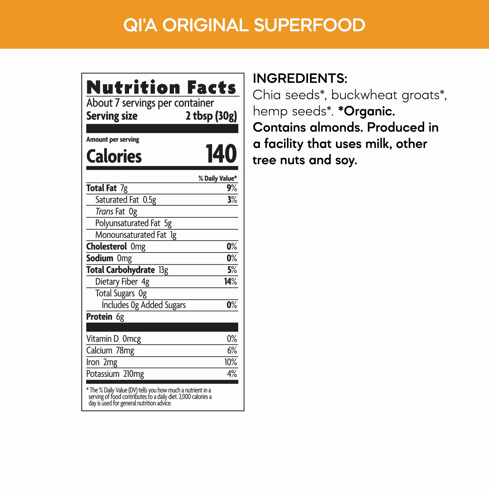 slide 5 of 5, Nature's Path Organic Qi'a Buckwheat & Hemp Cereal, 7.94 oz