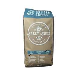 Sally Sues Fto Coffee Sally Sue Organic Peruvian Dark Roast Coffee - 16 oz