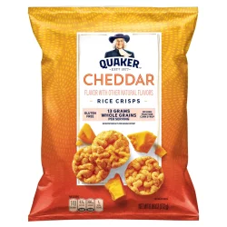 Quaker Popped Cheddar Cheese Rice Crisps