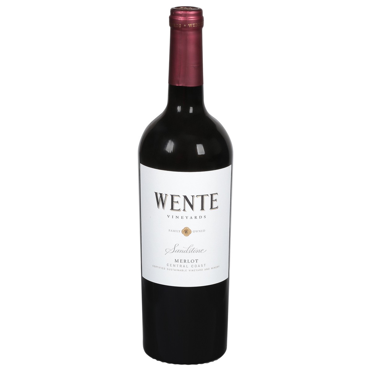 slide 1 of 9, Wente Vineyards Sandstone Livermore Valley 2018 Merlot 750 ml, 750 ml