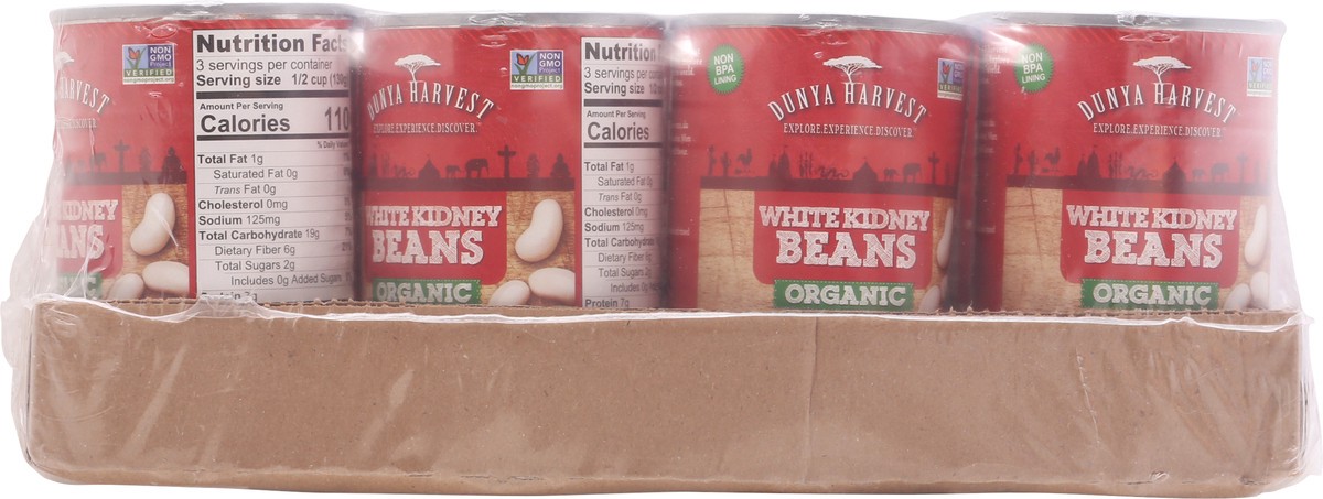 slide 6 of 8, Dunya Harvest Organic White Kidney Beans, 15 oz