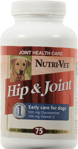 slide 1 of 1, Nutri-Vet Hip & Joint Regular Strength Chewable Tabs, 75 ct