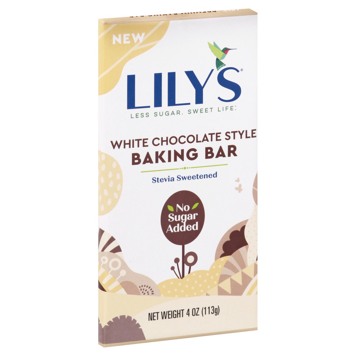 slide 4 of 9, Lily's White Chocolate Style Baking Bar 4 oz, 4 oz