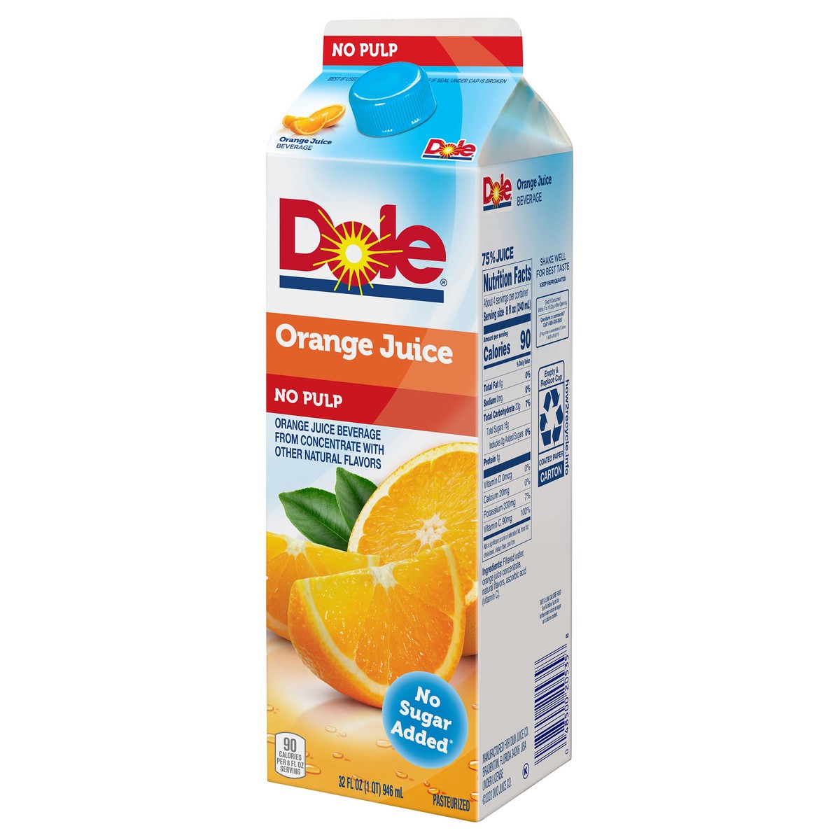 slide 9 of 15, Dole Orange Juice 32oz, 32 oz