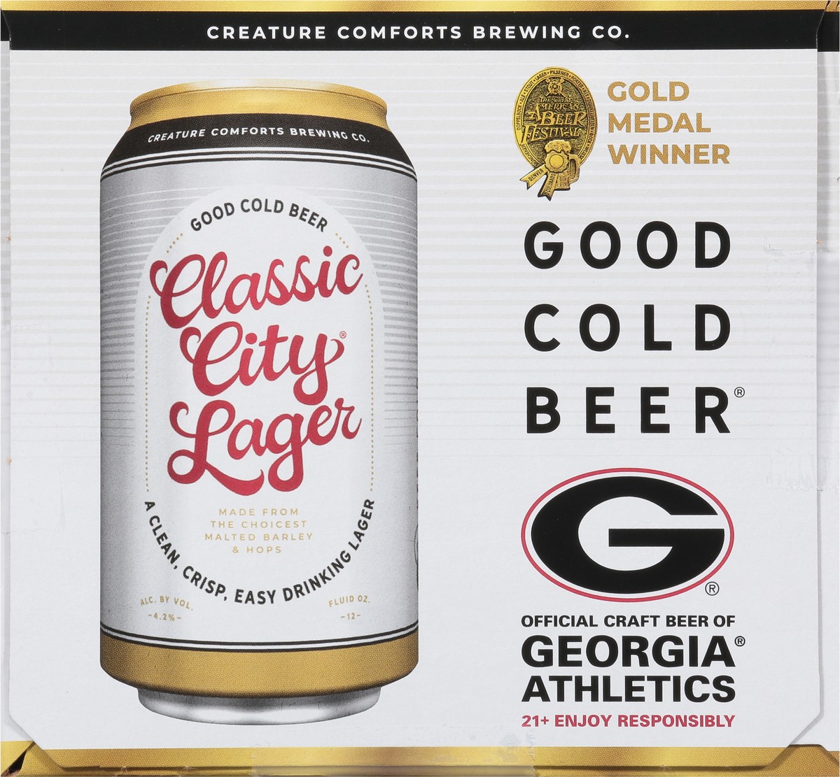 slide 3 of 9, Creature Comforts Brewing Co. Lager Classic City Beer 6 -12 fl oz Cans, 6 ct