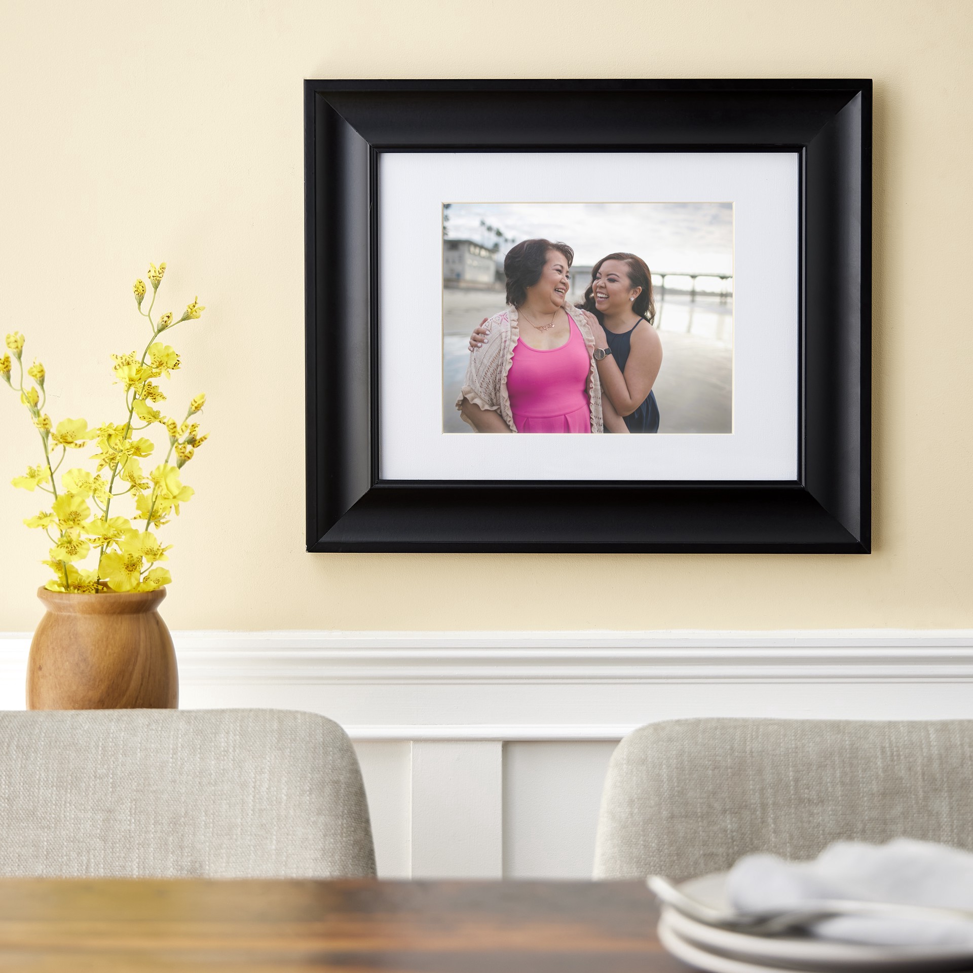 slide 2 of 2, Black Matted Gallery Frame By Studio Decor, 8 in x 10 in mat