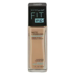 Fit me! Fair Ivory 105 Matte + Poreless Foundation with Clay 1 fl oz