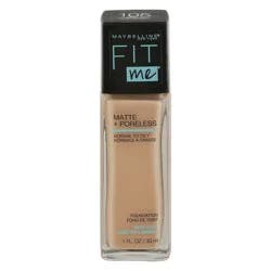Fit me! Fair Ivory 105 Matte + Poreless Foundation with Clay 1 fl oz