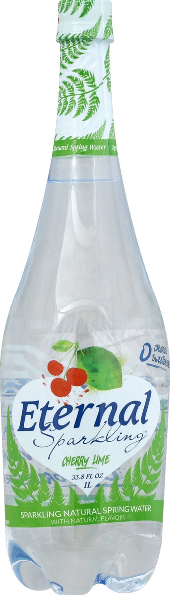 slide 3 of 4, Eternal Water Sparkling Cherry Lime - 33.8 oz, 33.8 oz