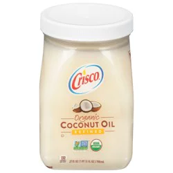Crisco Refined Organic Coconut Oil, 27 FL OZ