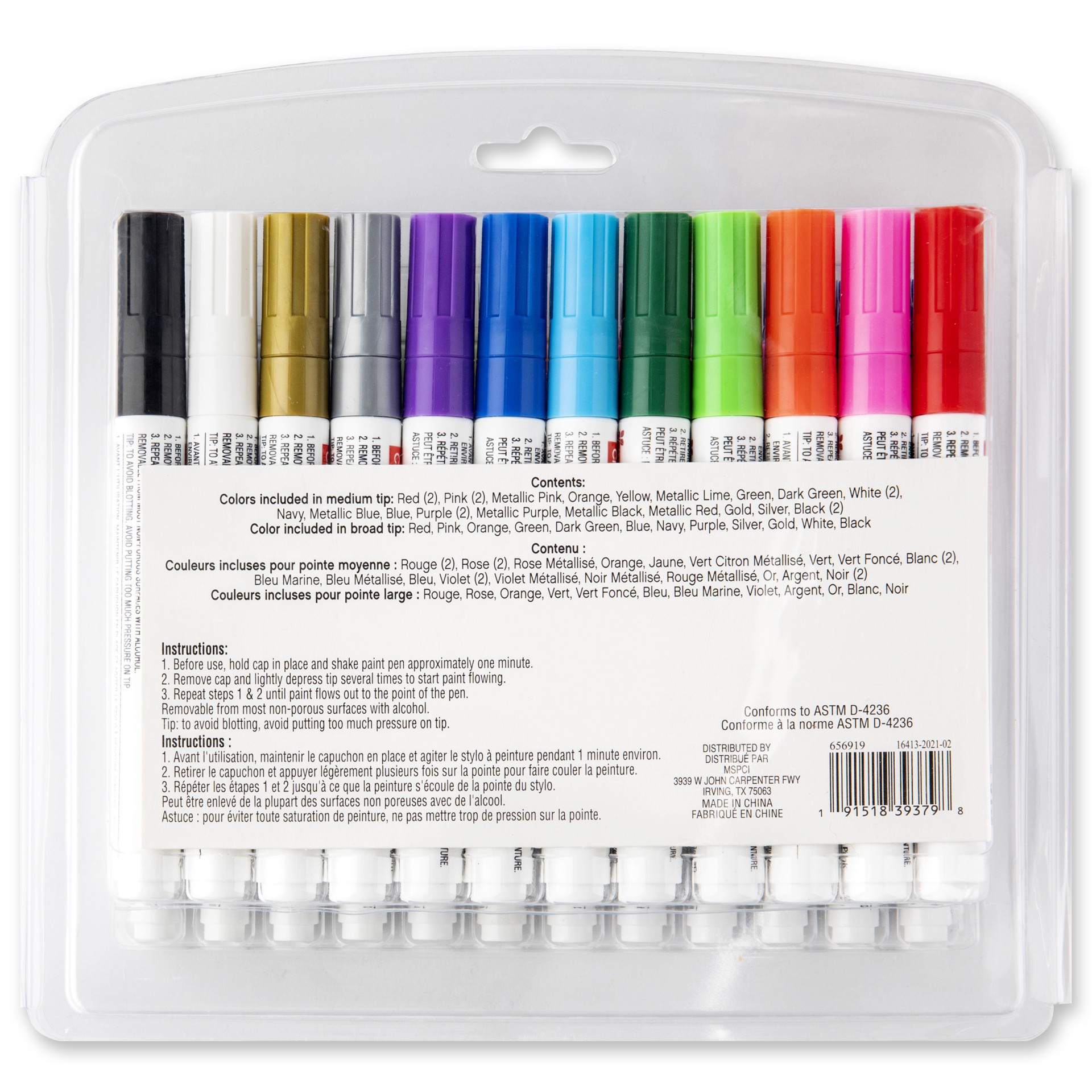 slide 11 of 21, 36 Piece Paint Pen Value Pack Set By Craft Smart, 36 ct