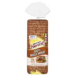 Nature's Harvest Whole Wheat Bread, 20 oz