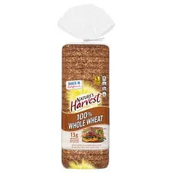 Nature's Harvest Whole Wheat Bread, 20 oz