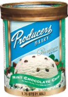 slide 1 of 1, Producers Dairy Mint Chocolate Chip Ice Cream, 56 fl oz