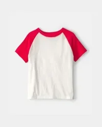 Carters Kid Colorblock T-Shirt - Red/White White M