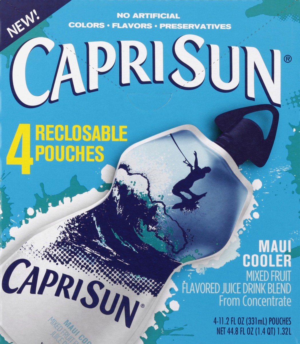 slide 5 of 6, Capri Sun Juice Drink Blend - 4 ct, 4 ct; 11.2 fl oz