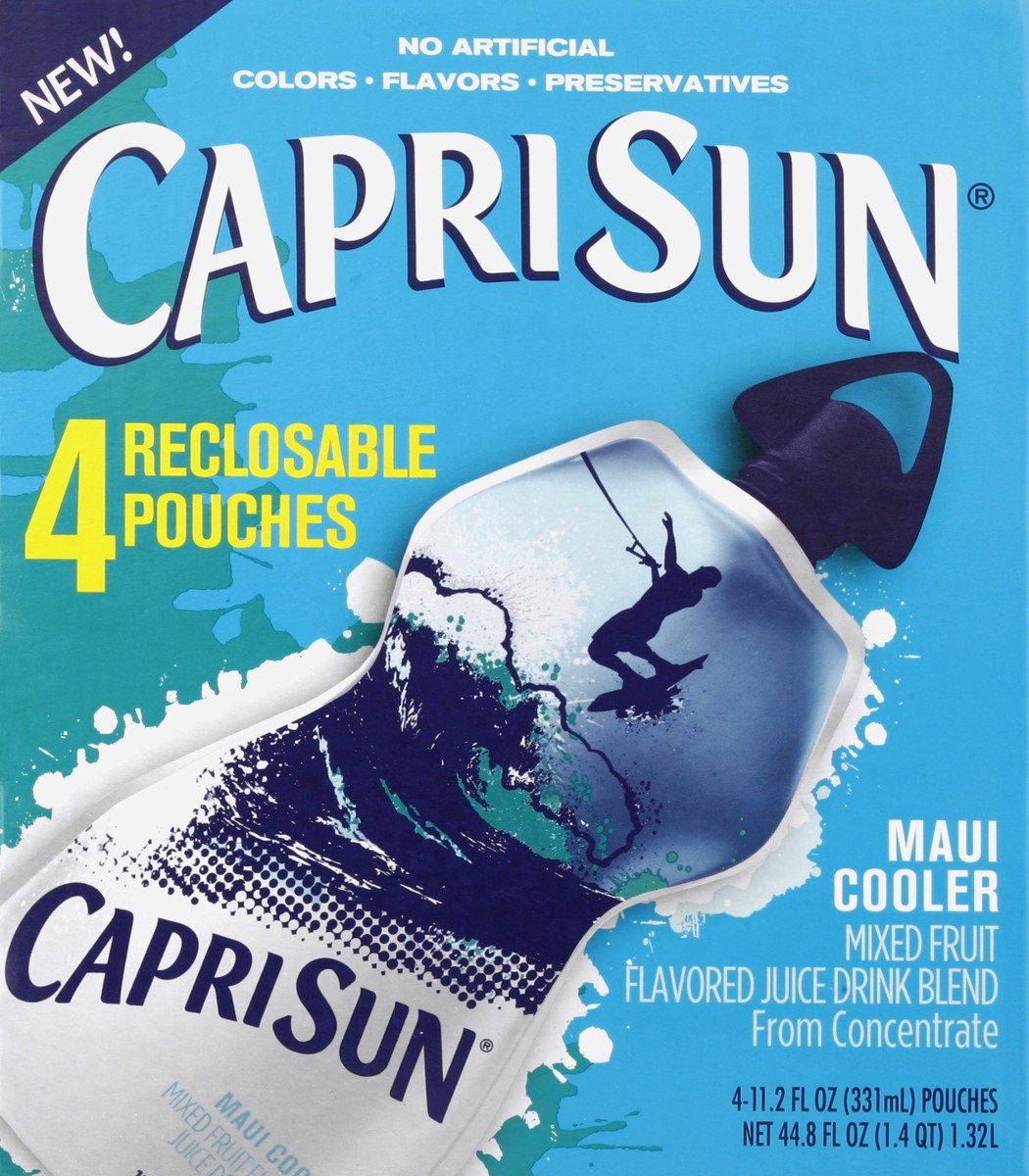 slide 3 of 6, Capri Sun Juice Drink Blend - 4 ct, 4 ct; 11.2 fl oz