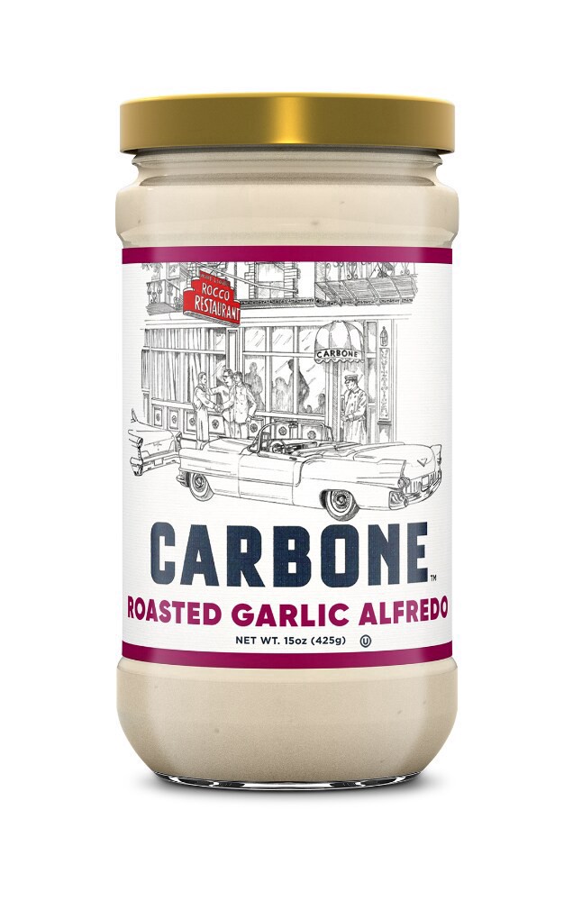 slide 2 of 2, Carbone Garlic Alfredo Sauce, 15 oz