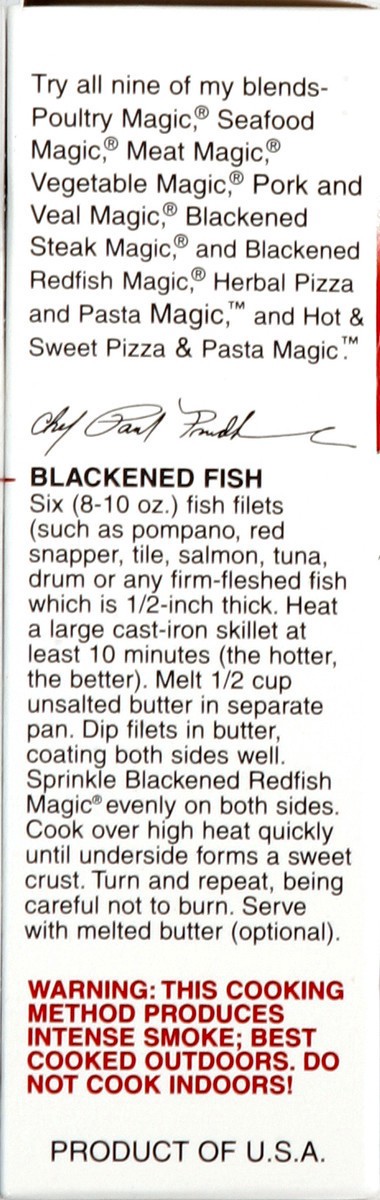 slide 5 of 7, Magic Blackened Redfish Magic Seasoning Blends 2 oz, 2 oz