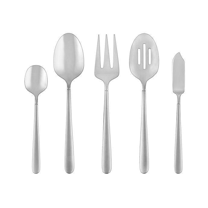 slide 1 of 1, Artisanal Kitchen Supply Adley Sand Flatware Set, 45 ct