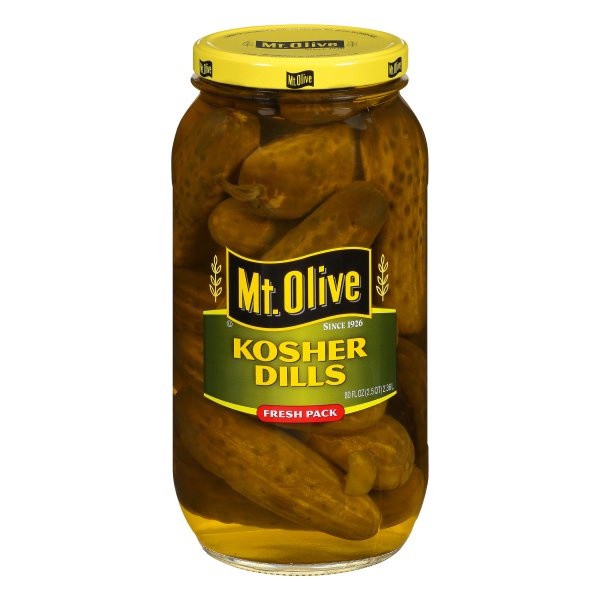 slide 1 of 6, Mt. Olive Kosher Dill Pickles, 80 oz