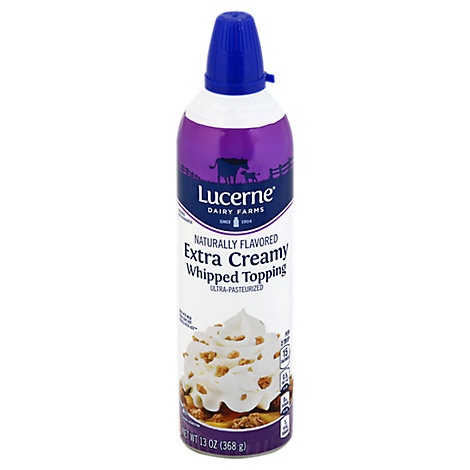 slide 1 of 1, Lucerne Whipped Topping Extra Creamy, 13 fl oz