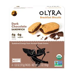 Olyra Dark Chocolate, Sandwich Breakfast Biscuits