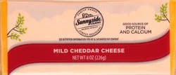 Sunnyside Farms Mild Cheddar Cheese 8 oz
