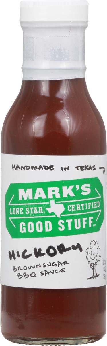 slide 11 of 13, Mark's Good Stuff Hickory Brown Sugar BBQ Sauce 14 oz Bottle, 14 oz