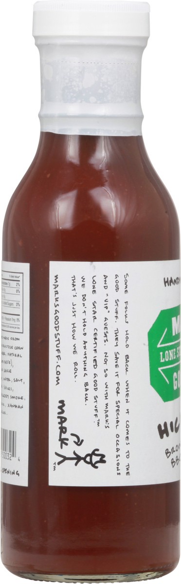 slide 3 of 13, Mark's Good Stuff Hickory Brown Sugar BBQ Sauce 14 oz Bottle, 14 oz