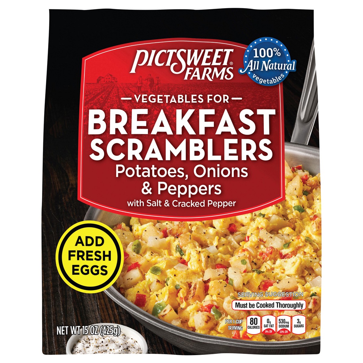 slide 1 of 8, Pictsweet Farms Potatoes, Onions & Peppers for Breakfast Scramblers - 15 oz, 15 oz