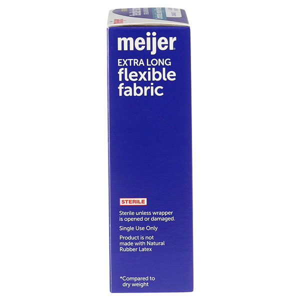 slide 4 of 13, Meijer Extra Long Fabric Bandages, 20 ct