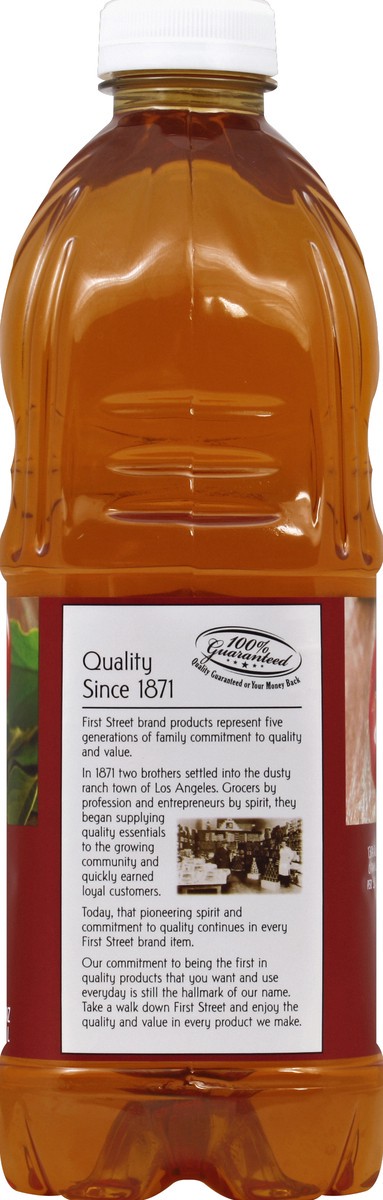 slide 2 of 6, First Street Apple Cider - 64 oz, 64 oz