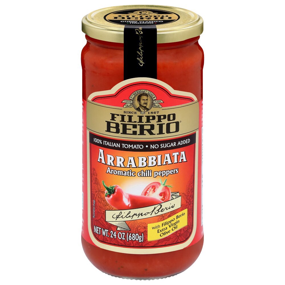 slide 5 of 6, Filippo Berio Arrabbiata Sauce, 24 oz